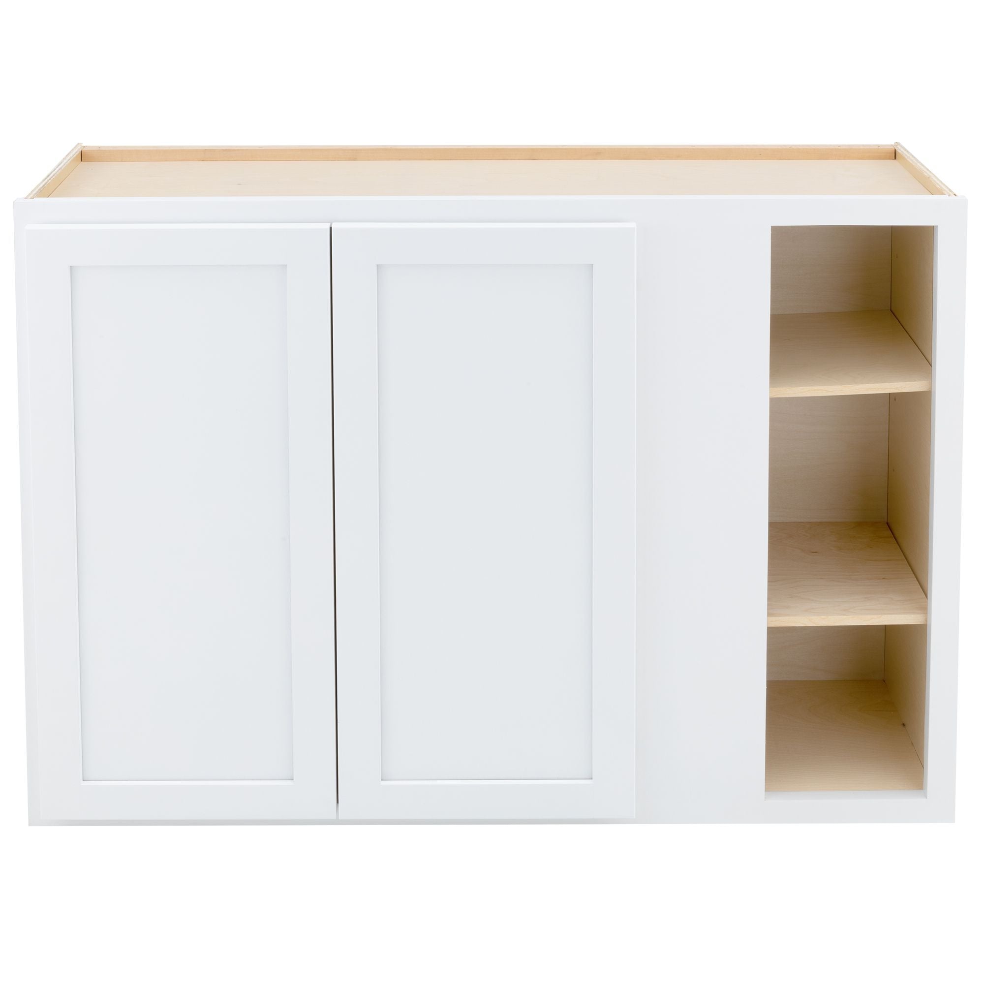 RV Blind Corner Wall Cabinet | Pure White