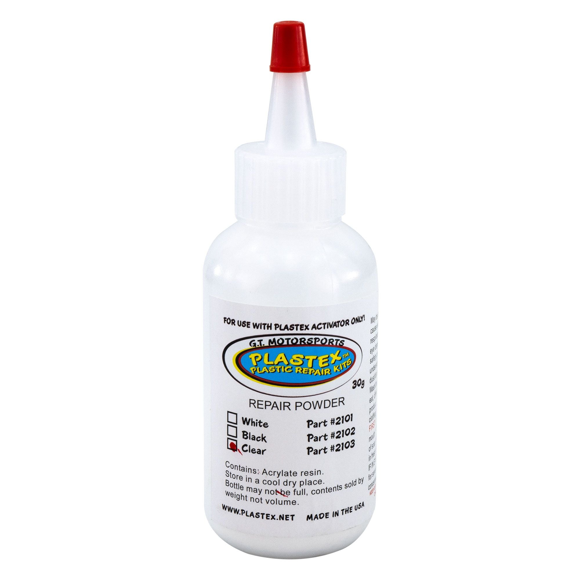 RV Plastic Repair Kit for Fender Skirts, Tubs and more | Clear, White, and Black