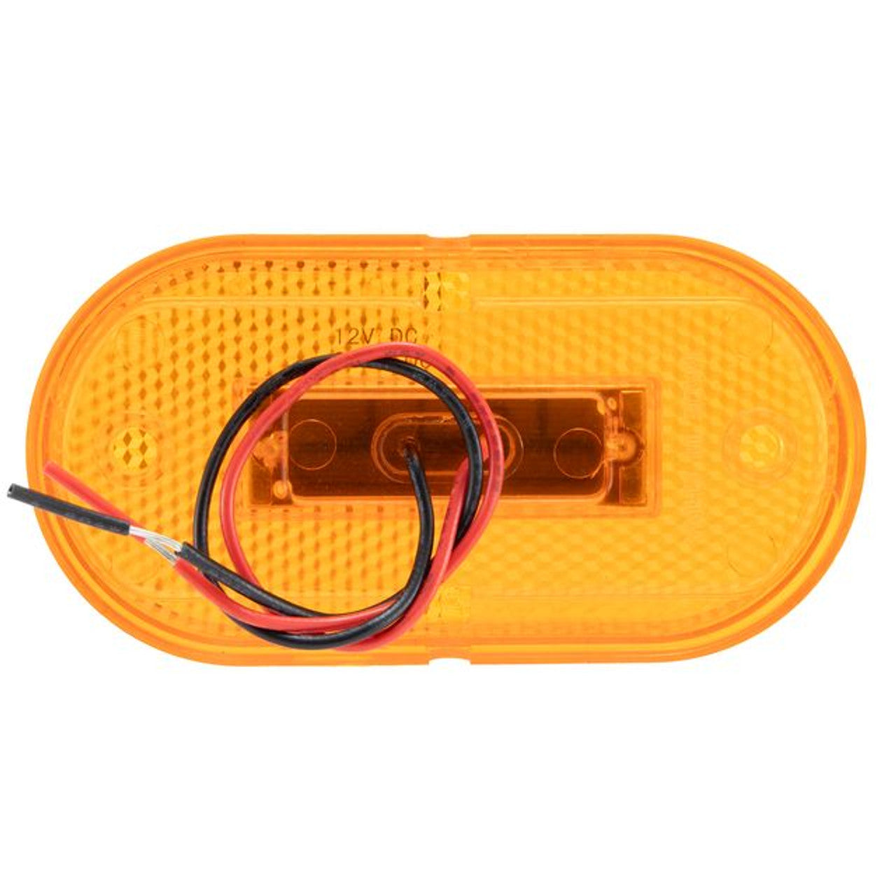 RV Trailer Marker Light | Oblong LED Amber/Amber | Side Clearance Lights for Exterior Visibility & Safety
