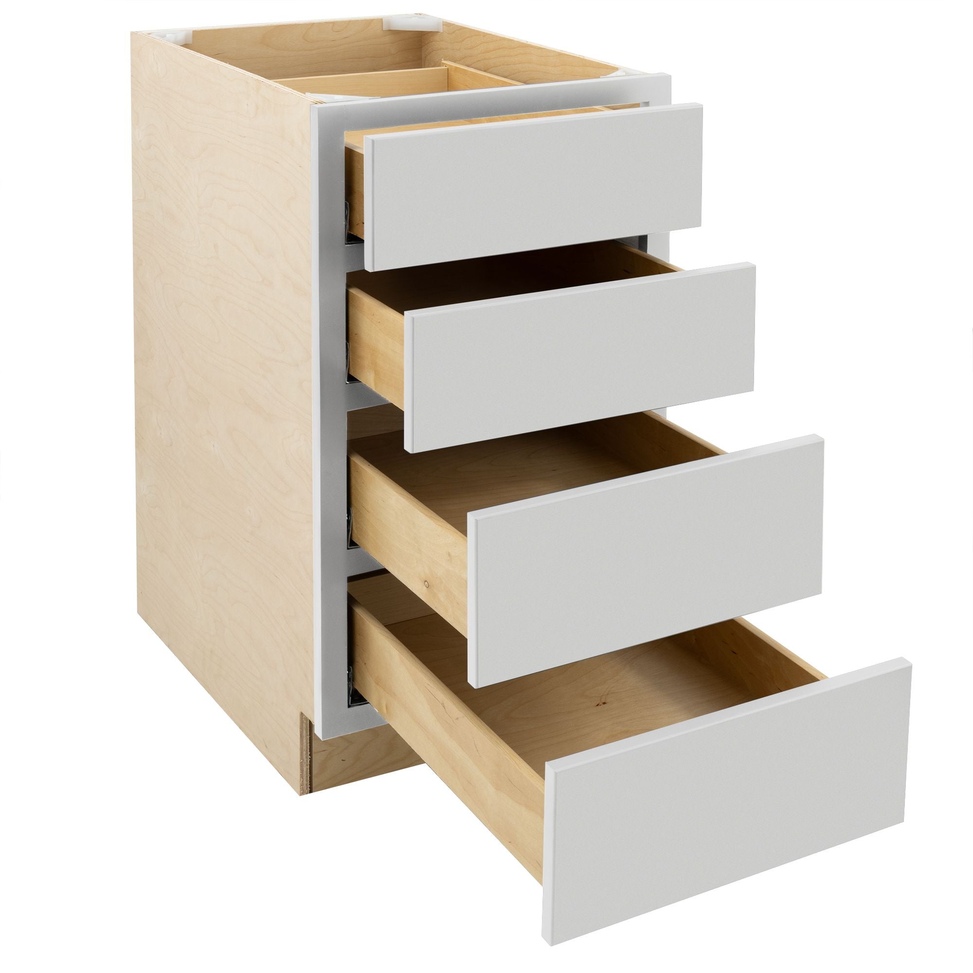 RV 4 Drawer Base Cabinet | Pure White