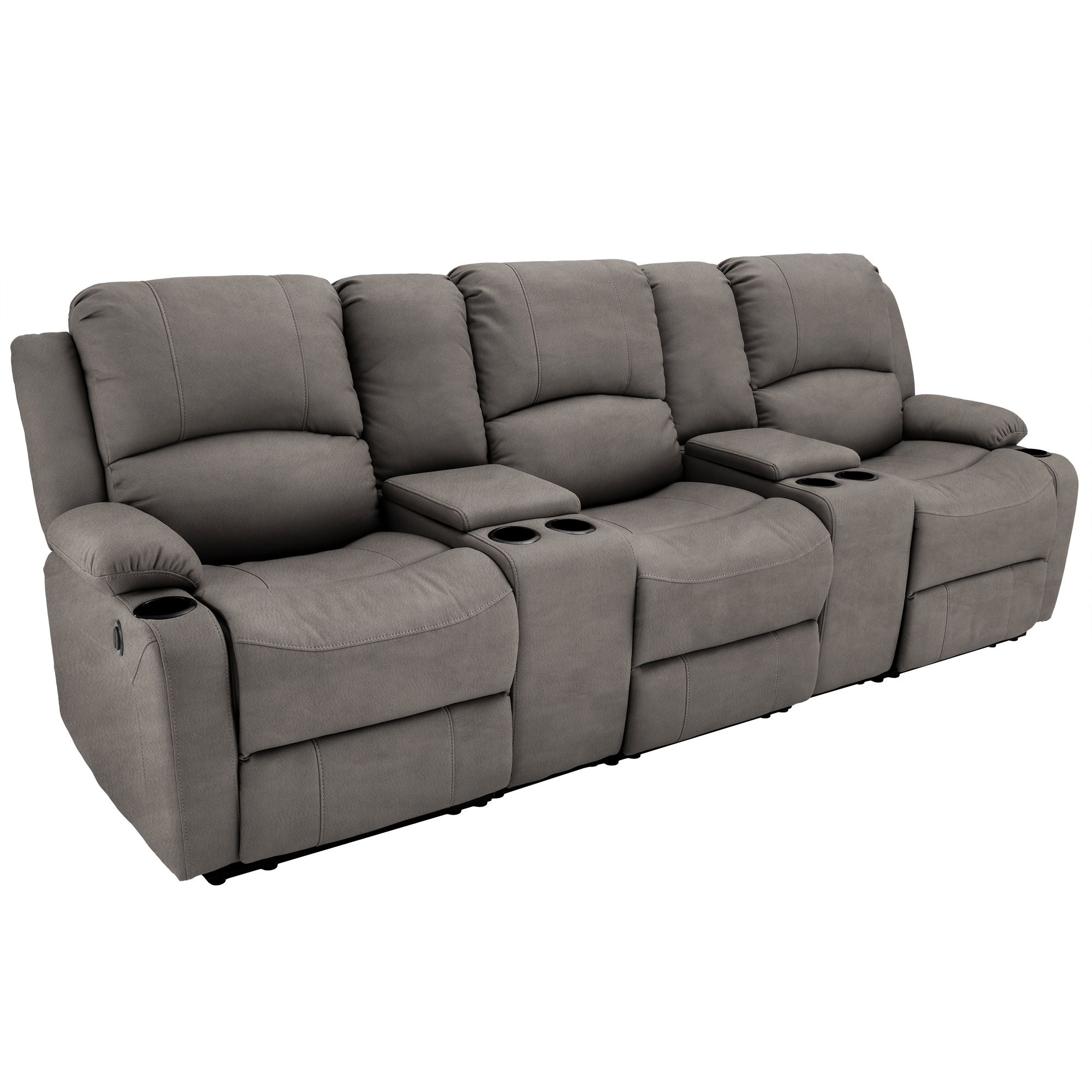 RV Wall Hugger Sofa 105" Powered Reclining Theater Seats