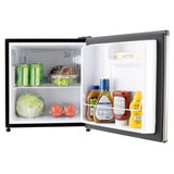 RecPro RV Refrigerator | 12 V | 1.7 Cubic Feet | Stainless Steel