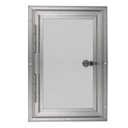 RV Compartment Door | Square  White Centered | 12" X 16"