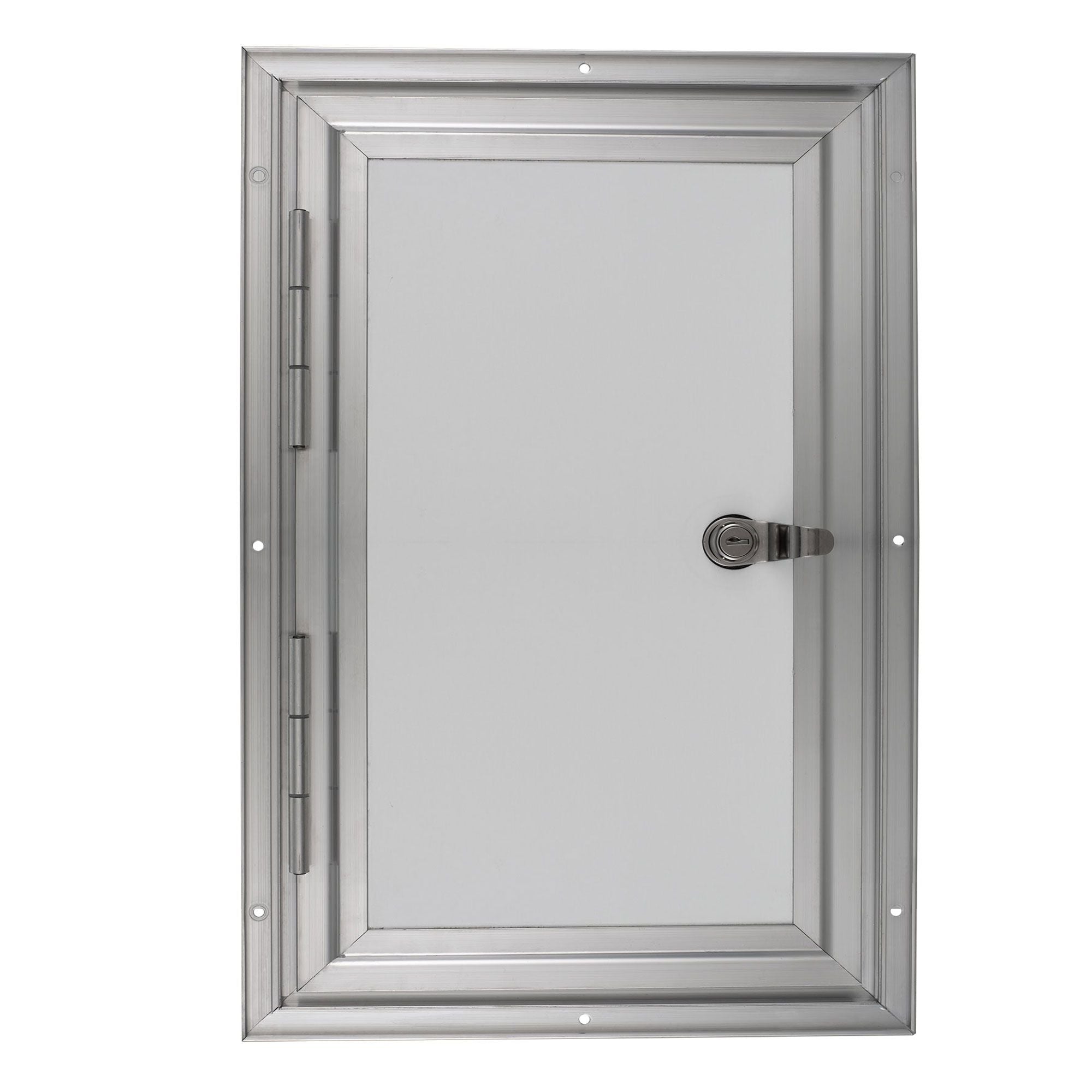 RV Compartment Door | Square  White Centered | 12" X 16"