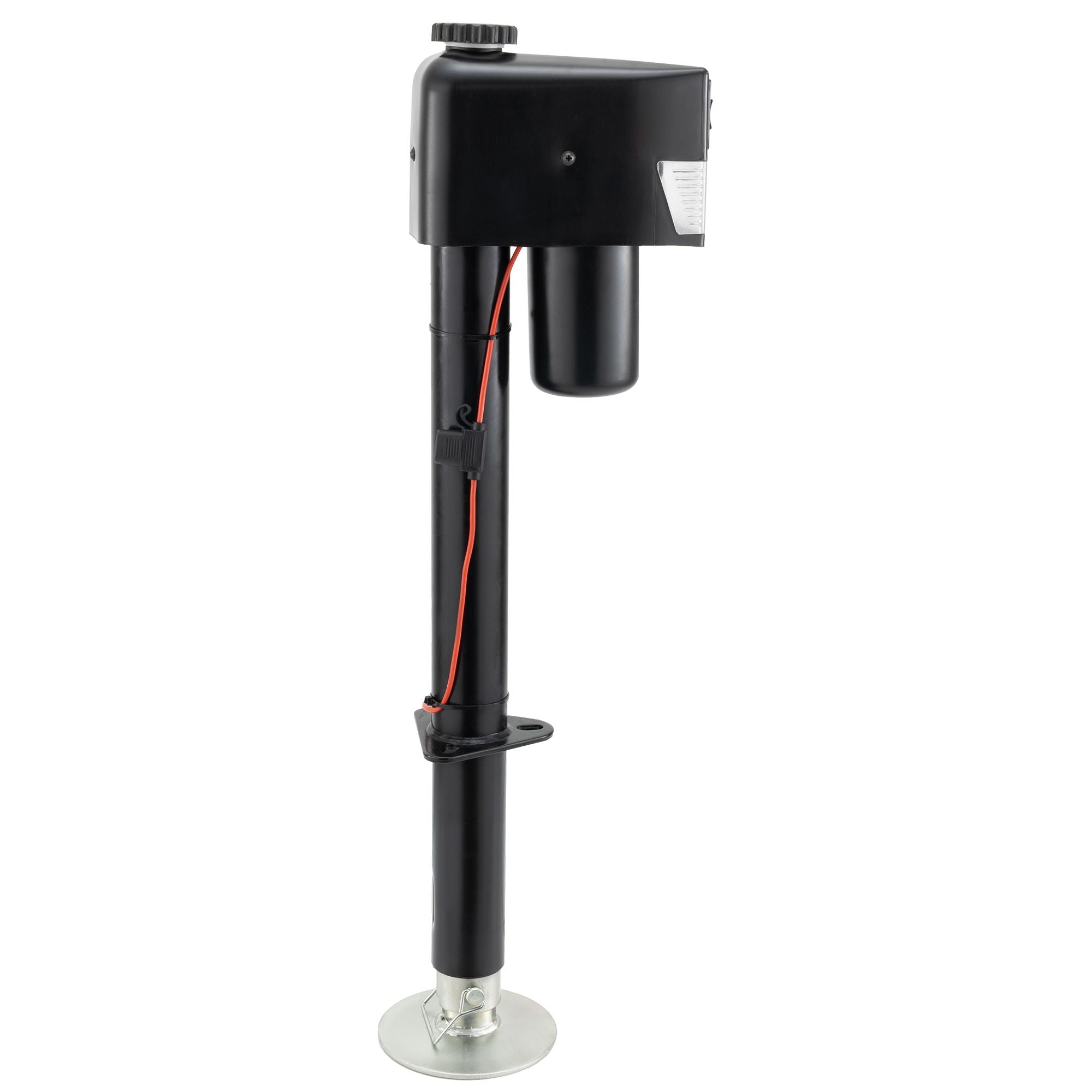 RAM Electric RV Trailer Jack with Drop Leg | 3500 lb. | Black