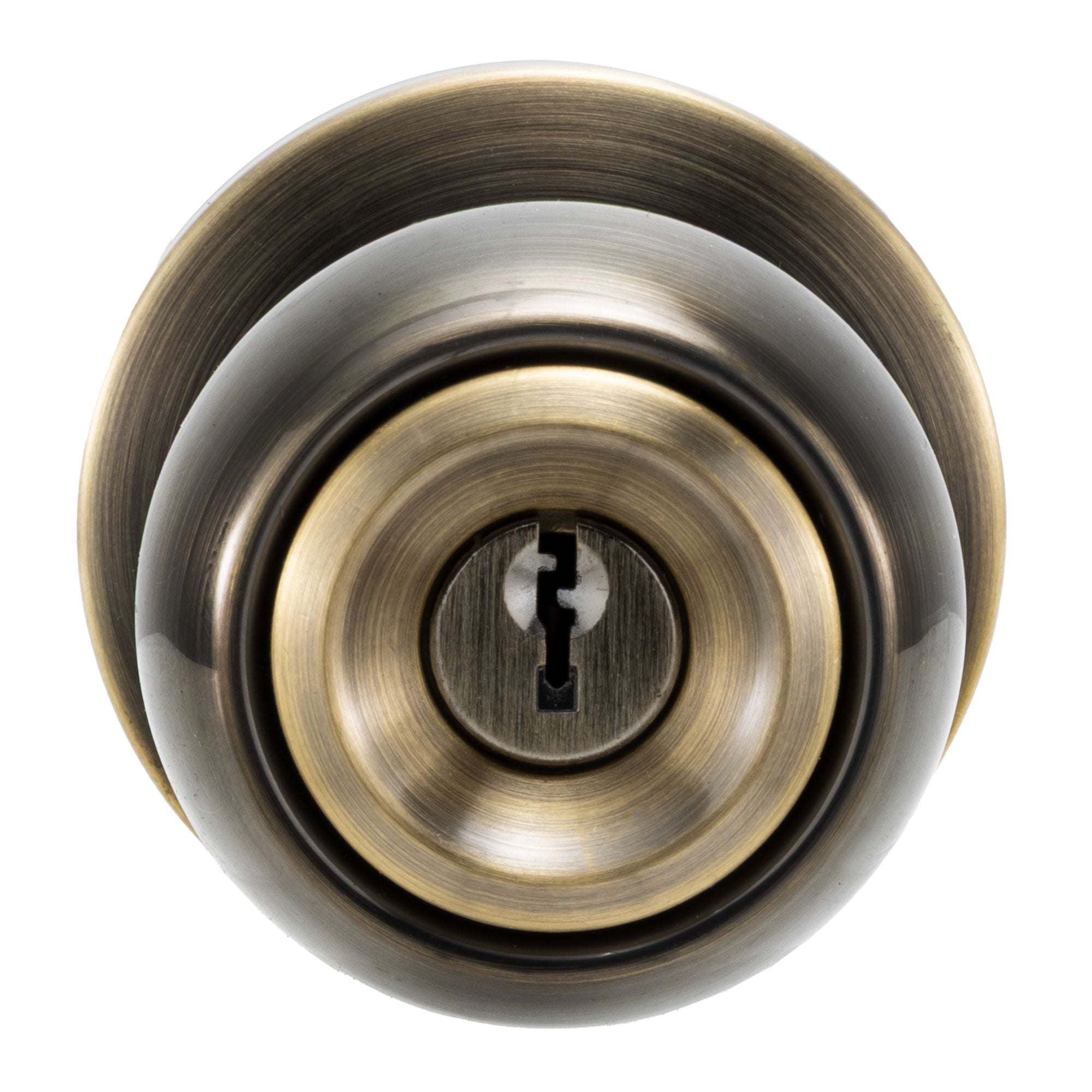 Ultra Security Entry Lock Set - Antique Brass | P/N 83478