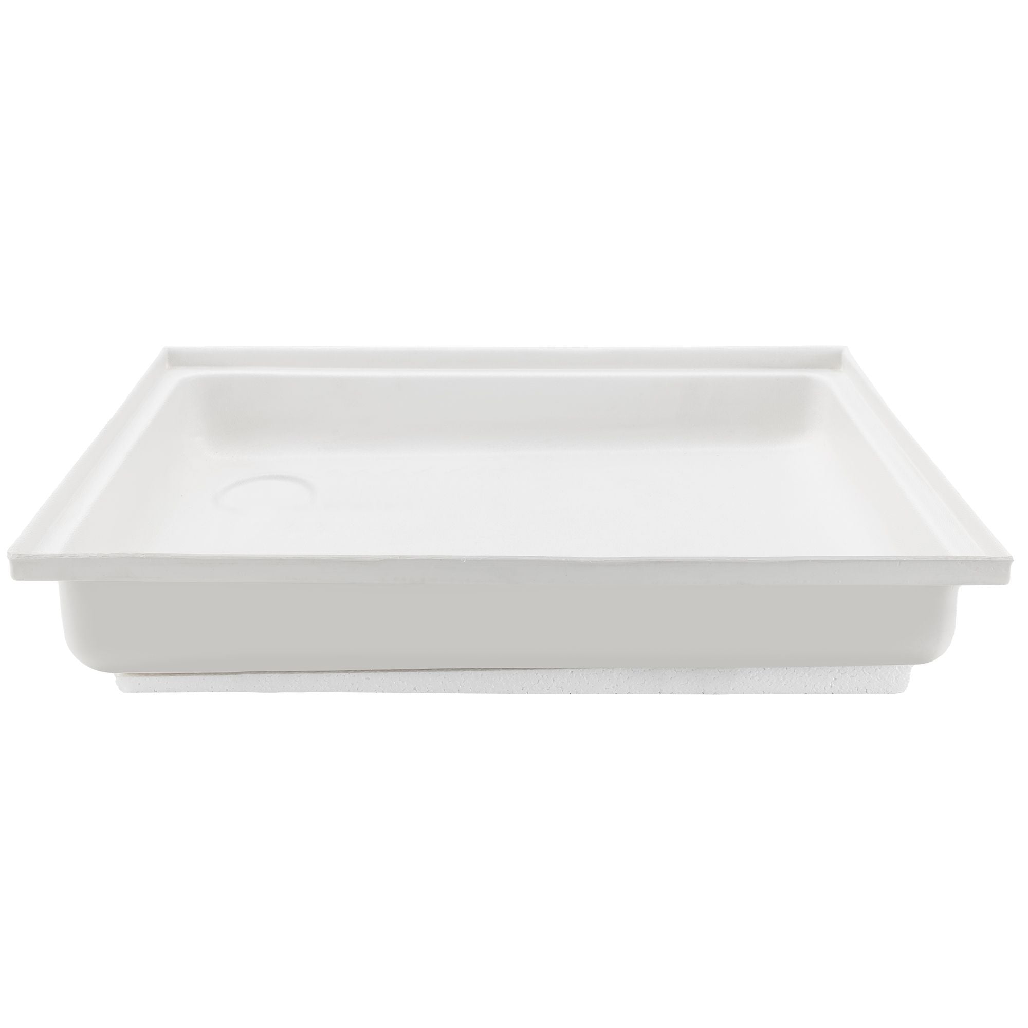RV Shower Pan 18" x 23" x 4" Left Drain | White