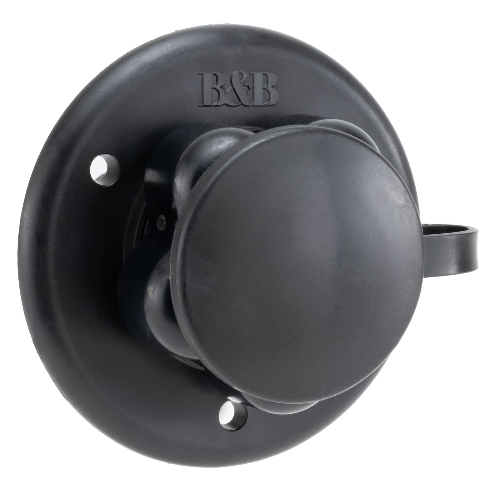 JR Products RV City Water Flange | Black | No Screen
