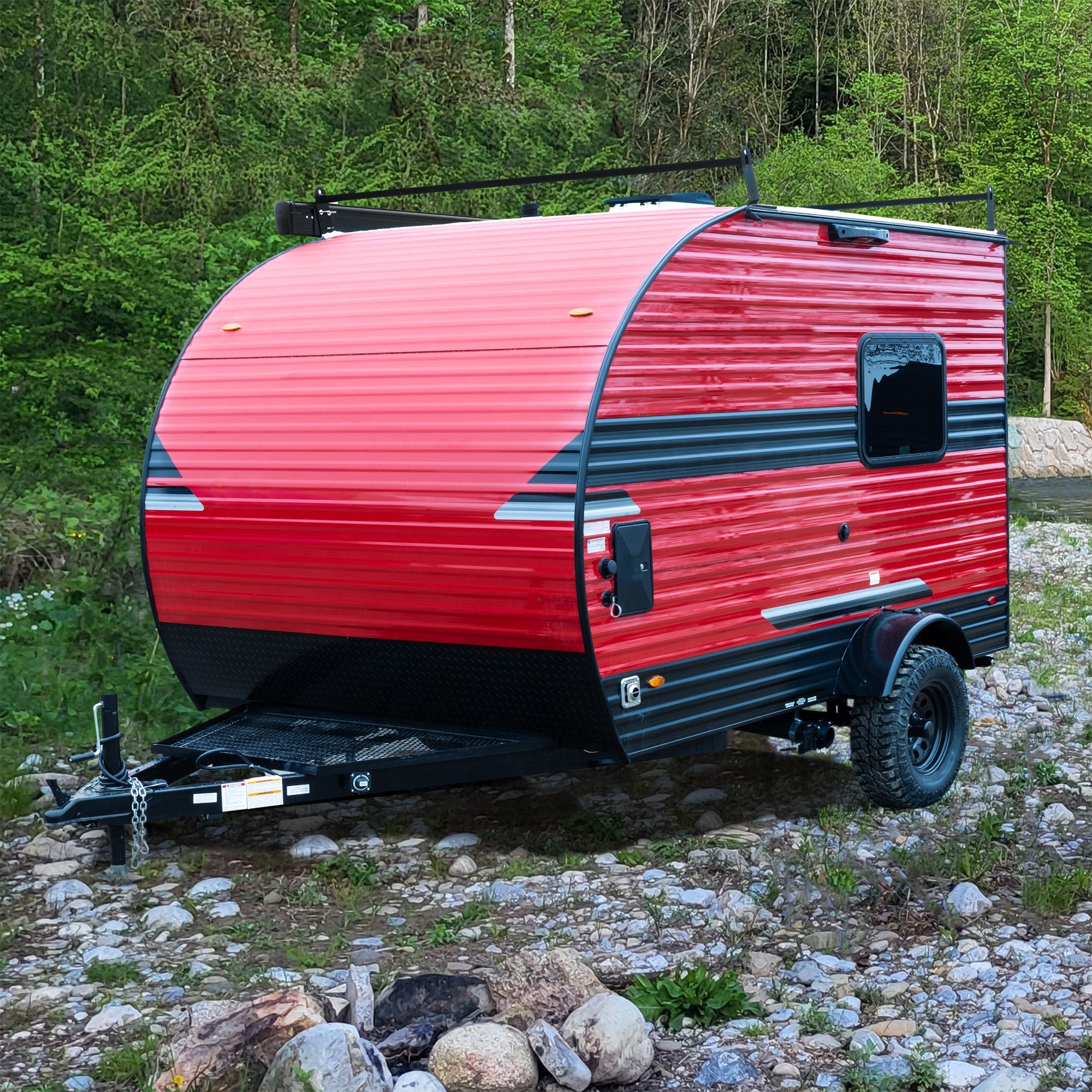 RV Aluminum Mesa Siding | 8" x 72" | Victory Red