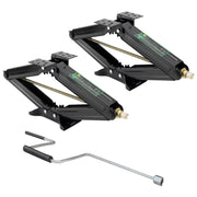 RV Stabilizer Jacks | 2500 lb. | 24" Scissor Leveling  | With Handle