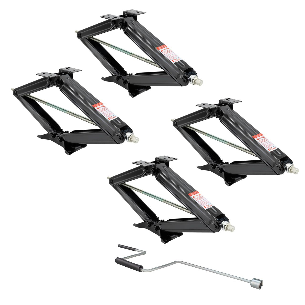 RV Stabilizer Jacks | 5000 lb. | 30" | Scissor Jacks | With Handle