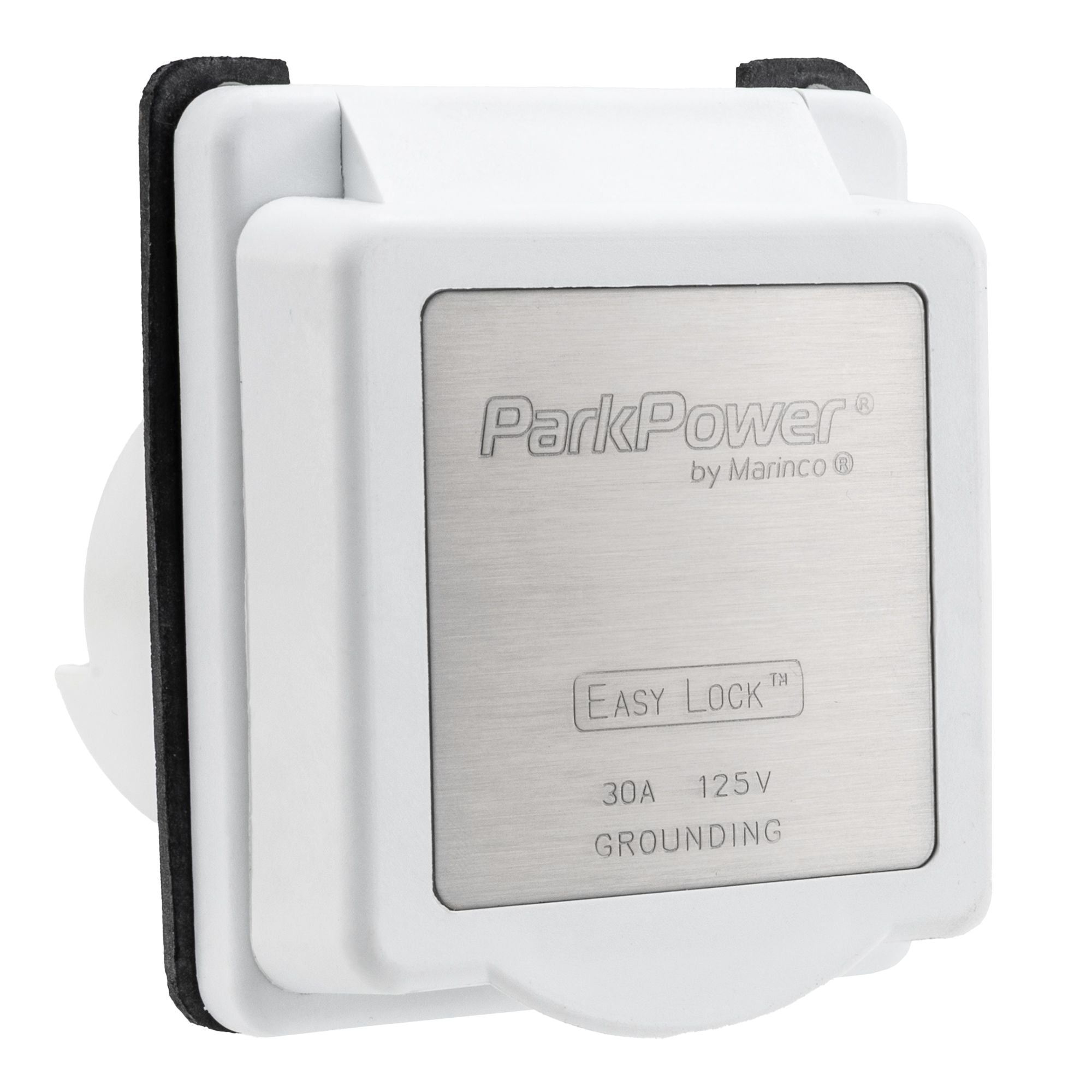 30 Amp RV Power Inlet Box | Easy Lock | 3 Prong Generator Plug