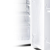 RecPro RV Refrigerator | 12 V | 3.3 Cubic Feet | Stainless Steel