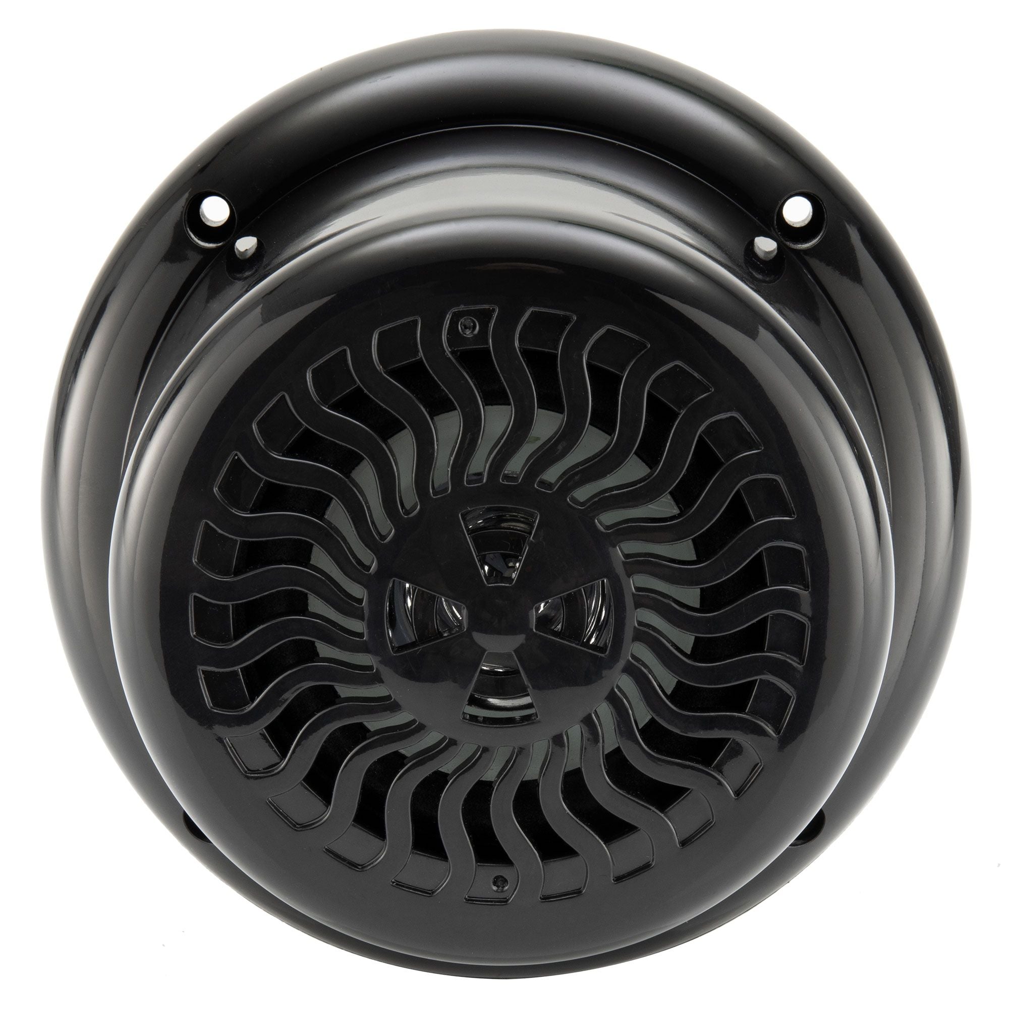 Marine Surface Mount Speaker Exterior 5.25" | Black Wavy Blue LED | Waterproof
