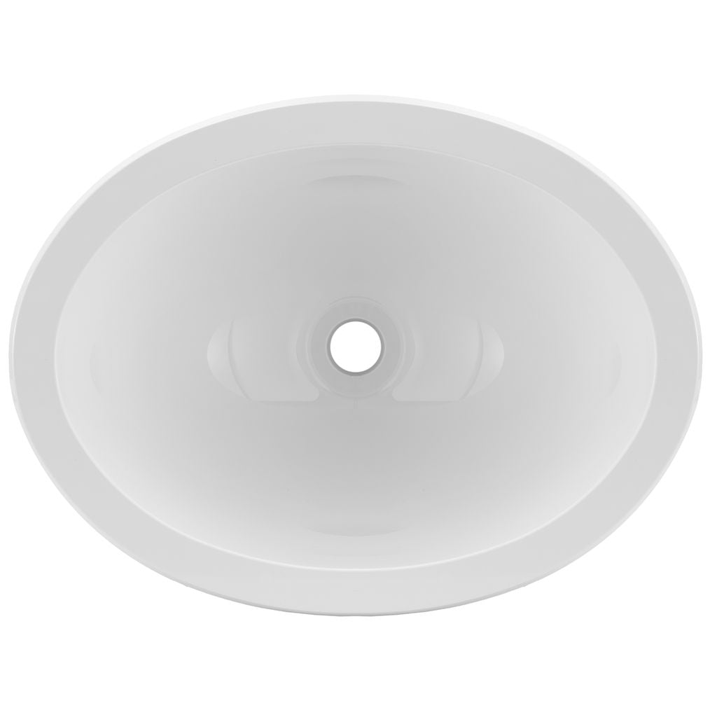 RV Sink 13 ¾" x 10 3⁄8" Single Bowl | White