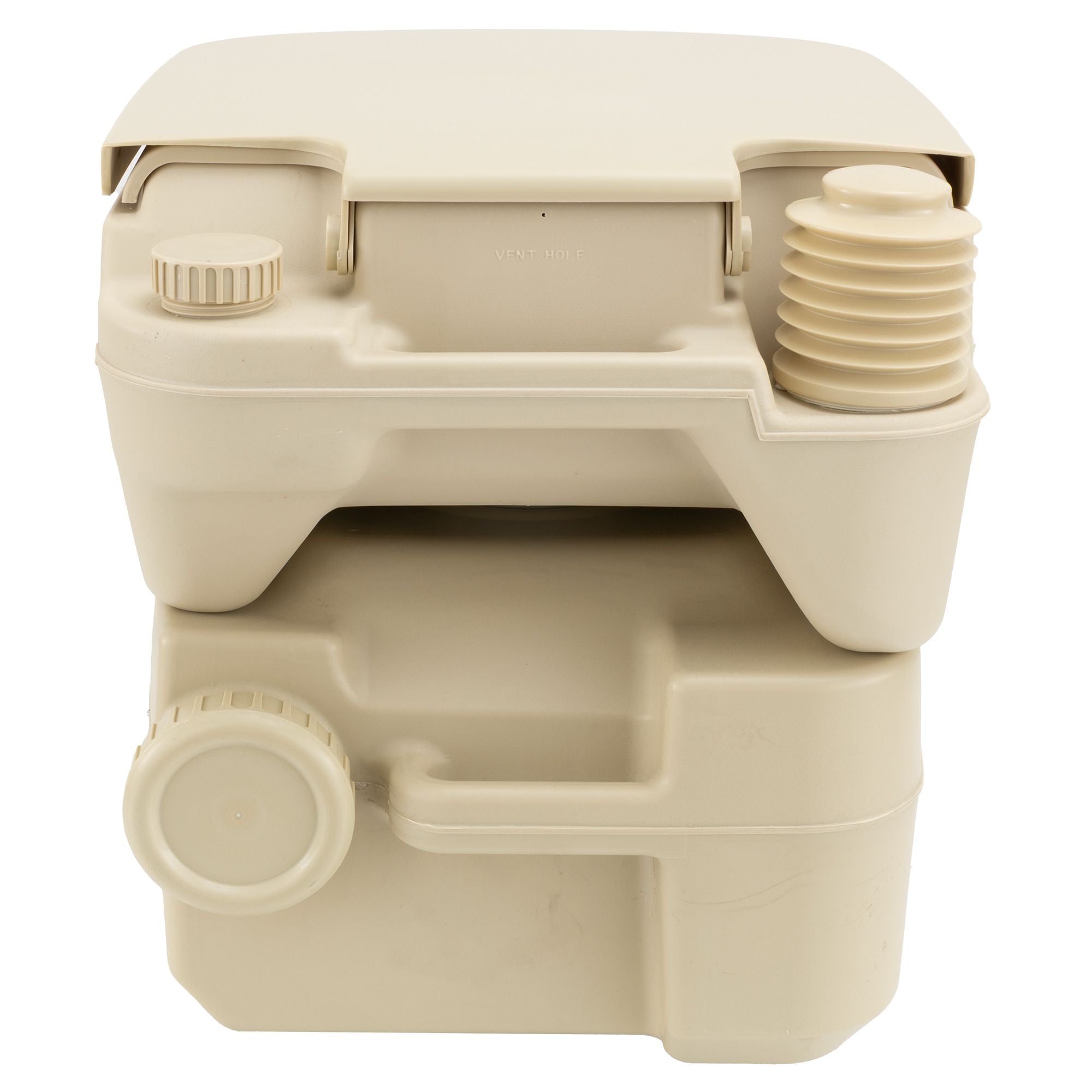 Heng's Camping Portable Toilet 5 Gallon | Tan