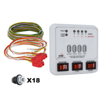 RV KIB Tank Sensor Monitor Panel M23 with Wiring Harness Kit