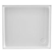 RV Shower Pan 27" x 24" x 4" Corner Drain | White