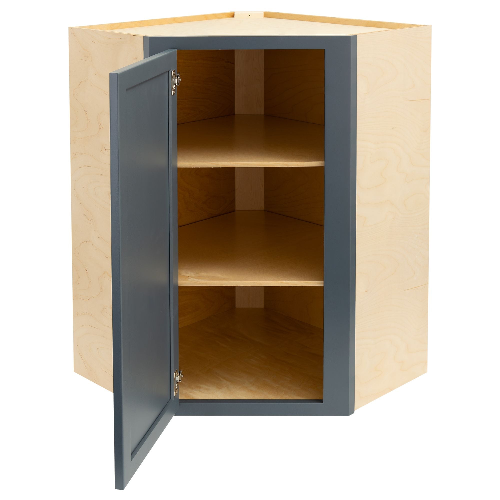 RV Corner Wall Cabinet | Needlepoint Navy
