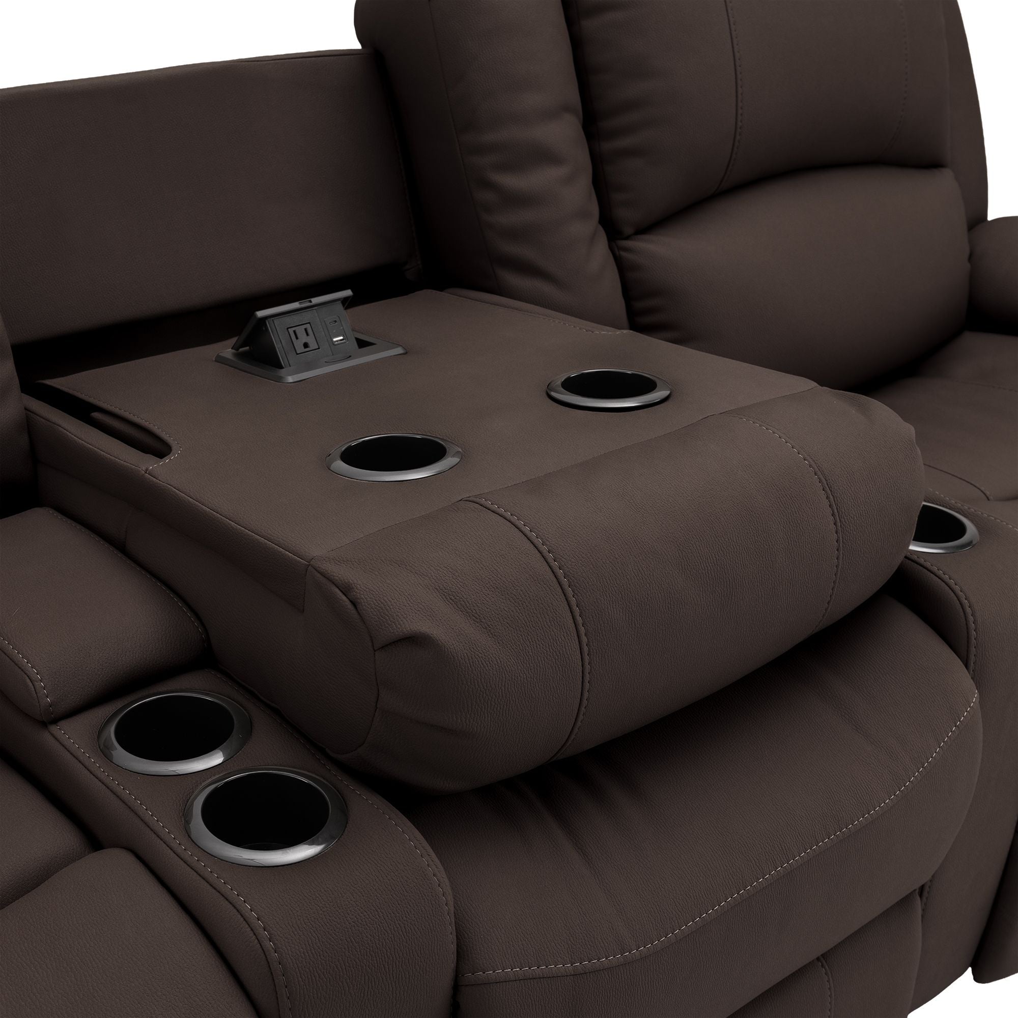 RV Wall Hugger Sofa 94" Powered Reclining Theater Seats