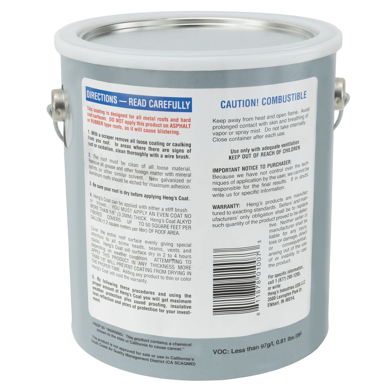 Heng’s RV Roof Sealant | Aluminum Alkyd Fibered Coating