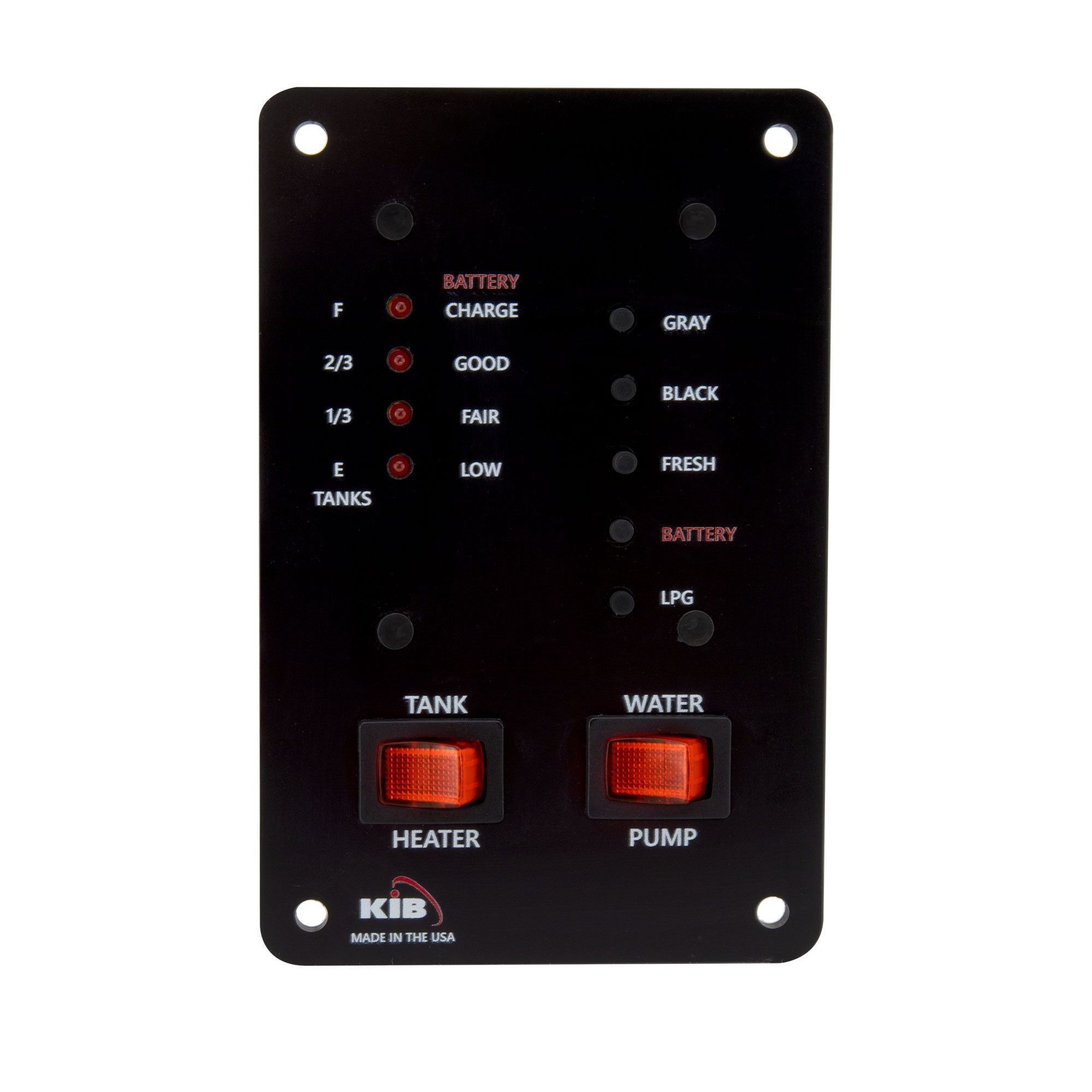 RV Tank Sensor Monitor Panel | Probeless Control Panel