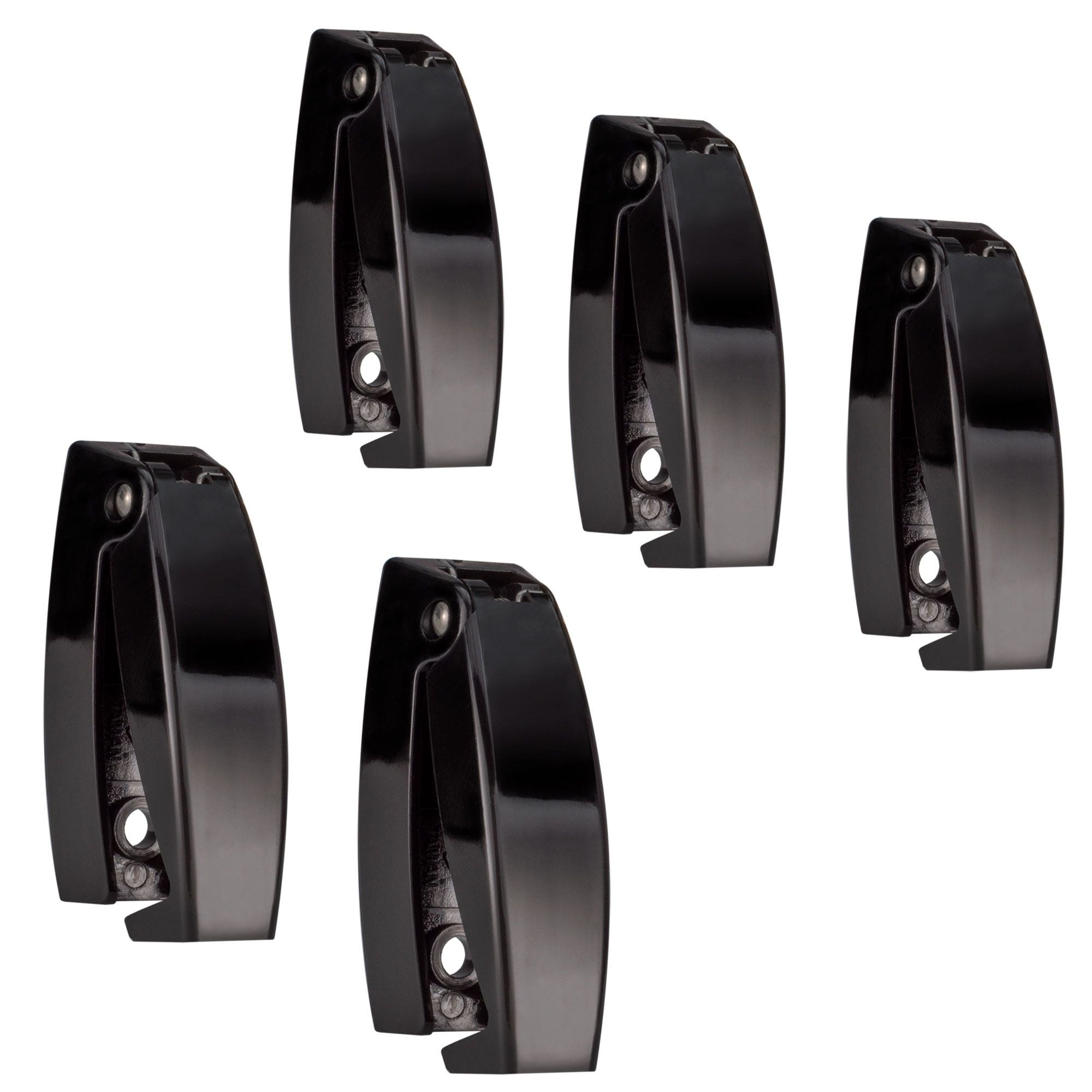 RV Compartment Door Catch | Clip Latch Black
