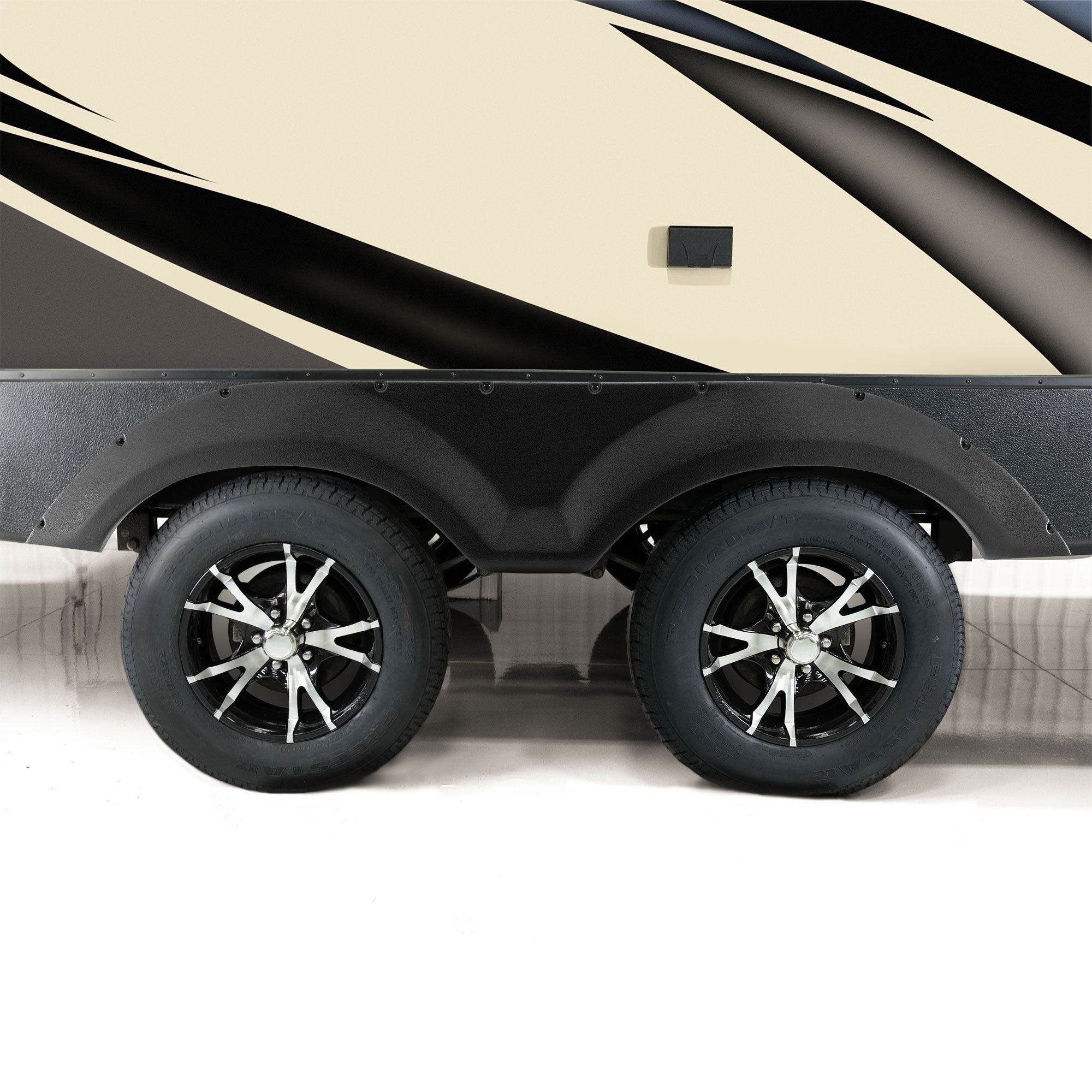 RV Tandem Fender Skirt | 70 ½" W x 10 ¾" H - Keystone Outback