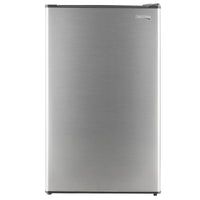 RecPro RV Refrigerator | 12 V | 3.3 Cubic Feet | Stainless Steel