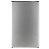 RecPro RV Refrigerator | 12 V | 3.3 Cubic Feet | Stainless Steel