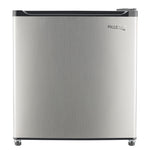 RecPro RV Refrigerator | 12 V | 1.7 Cubic Feet | Stainless Steel