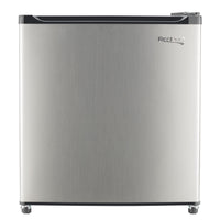 RecPro RV Refrigerator | 12 V | 1.7 Cubic Feet | Stainless Steel