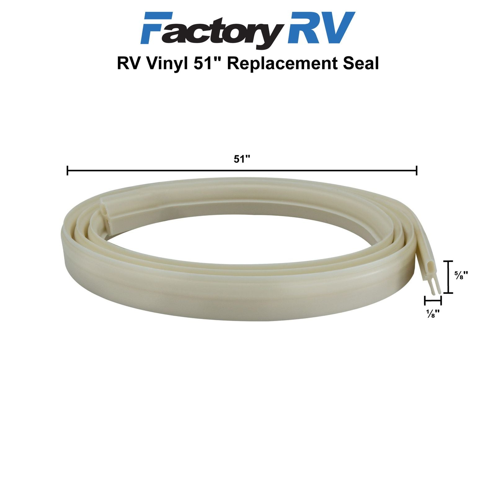 Replacement RV Roof Vent Seal | Vinyl | 51"