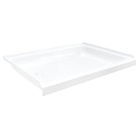 RV Shower Pan 32" x 24" x 5" Left Drain | White