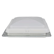 Heng's RV Roof Vent | 14" Powered 12V | White Wedge Style Lid