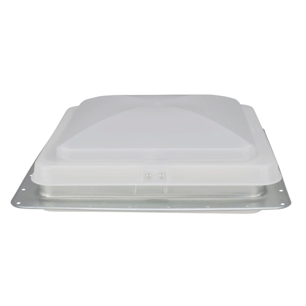 Heng's RV Roof Vent | 14" Powered 12V | White Wedge Style Lid