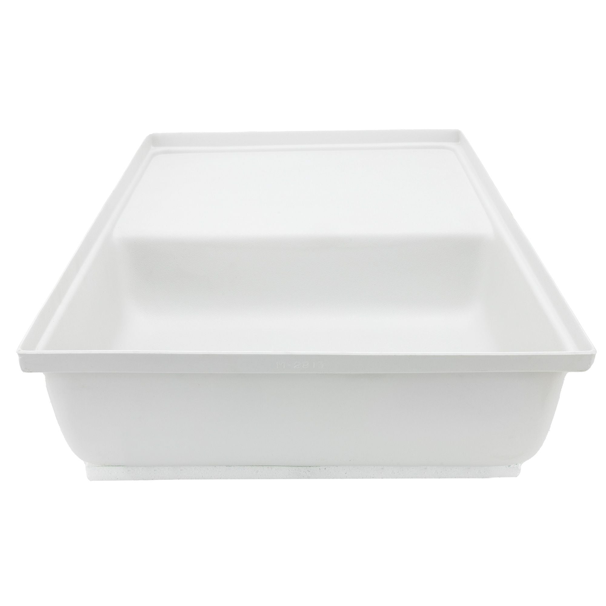 RV Toilet Mount Shower Pan Combo 32" x 23" Left Drain | White