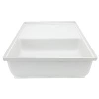RV Toilet Mount Shower Pan Combo 32" x 23" Left Drain | White