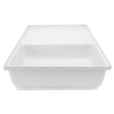 RV Toilet Mount Shower Pan Combo 32" x 23" Left Drain | White