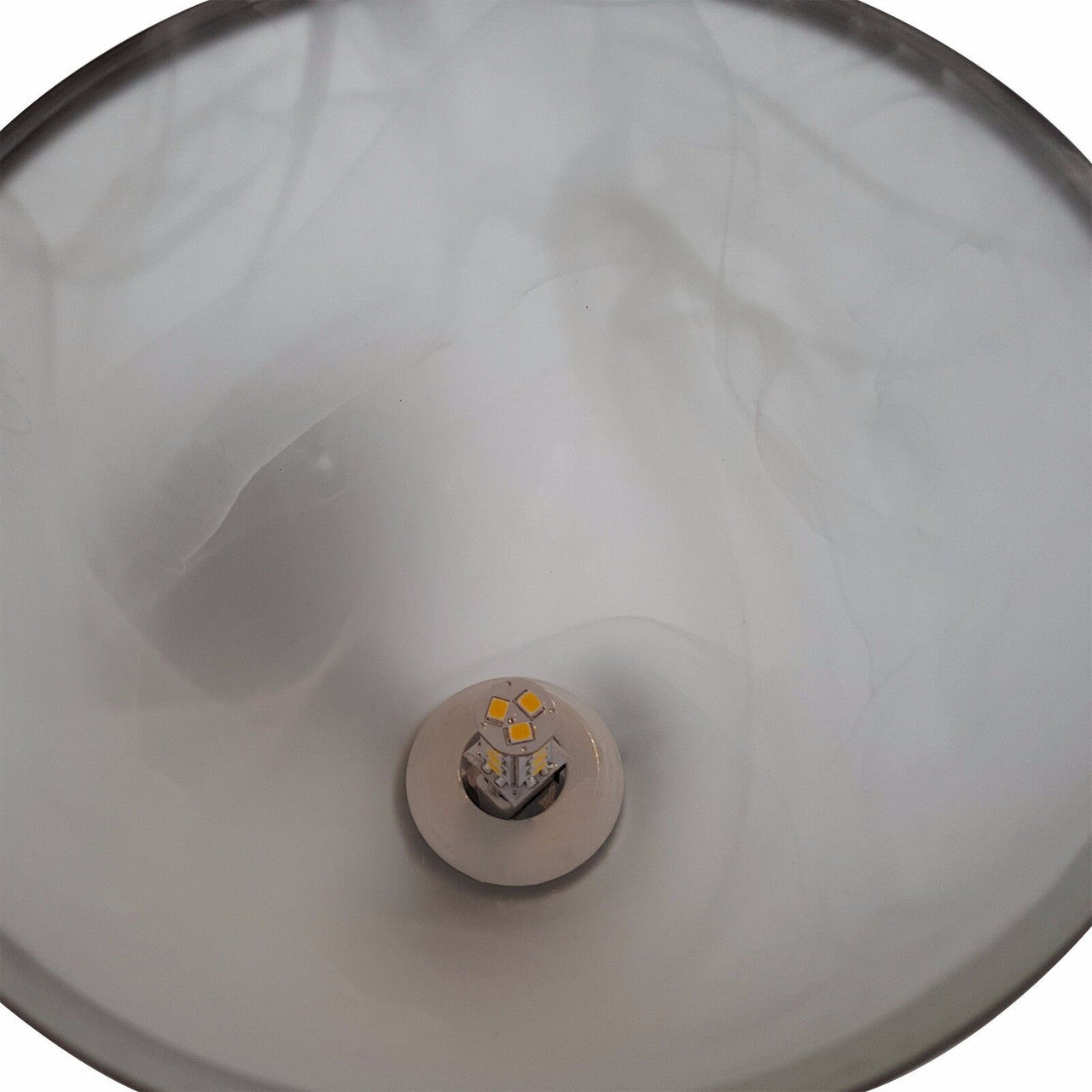 RV Wall Sconce Light | LED | Interior Lighting | Cloud Pattern Glass