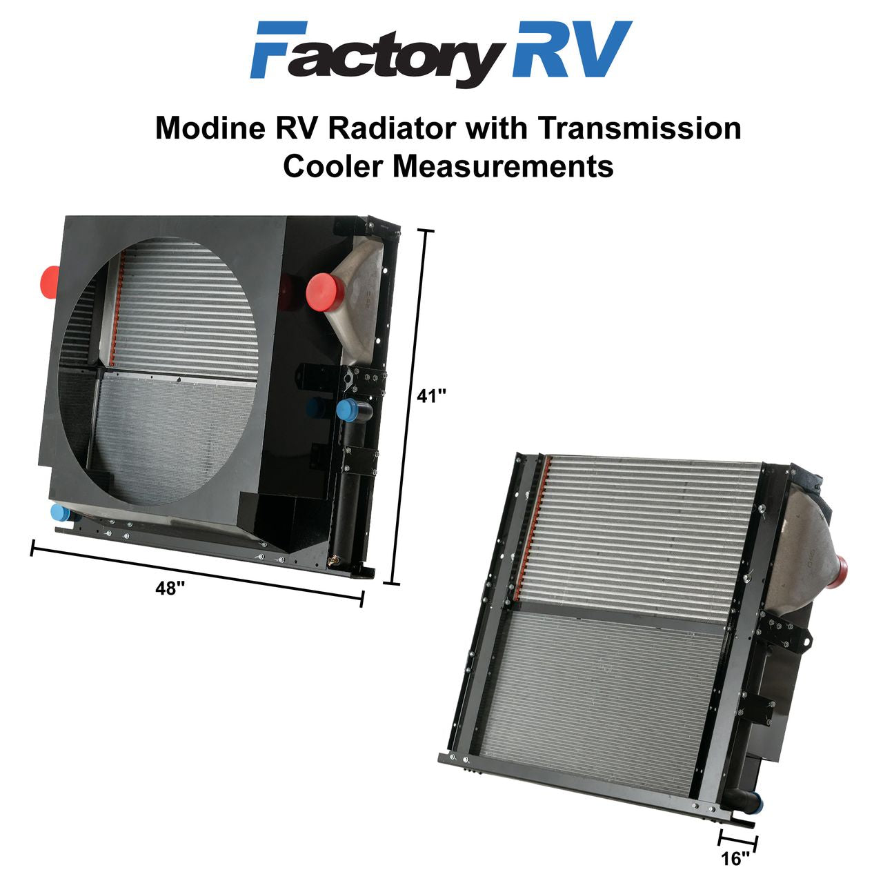 Modine RV Radiator with Transmission Cooler
