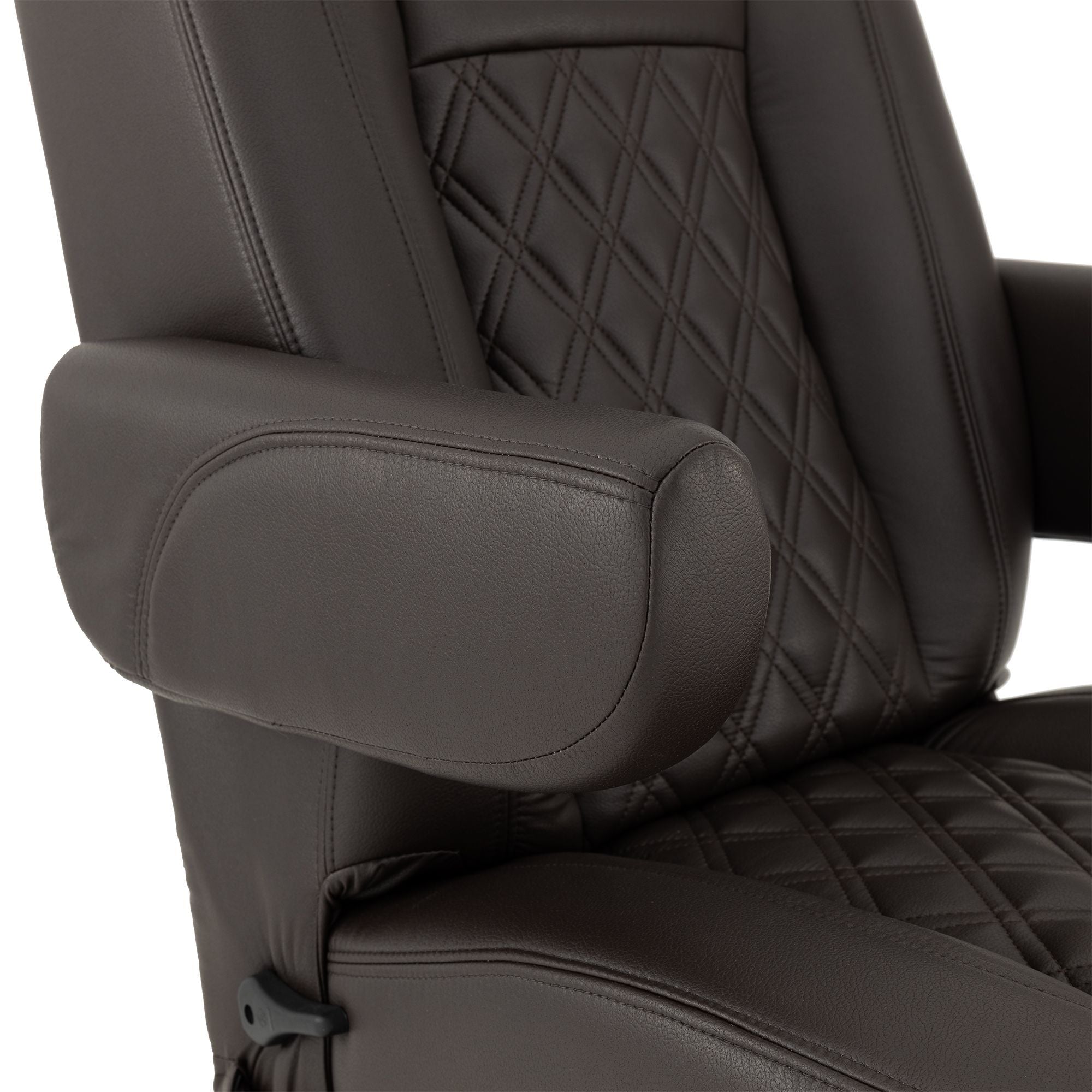 Camper Comfort RV Captain's Chair Set | Driver and Passenger | Ultrafabrics® Brisa® Coffee Bean