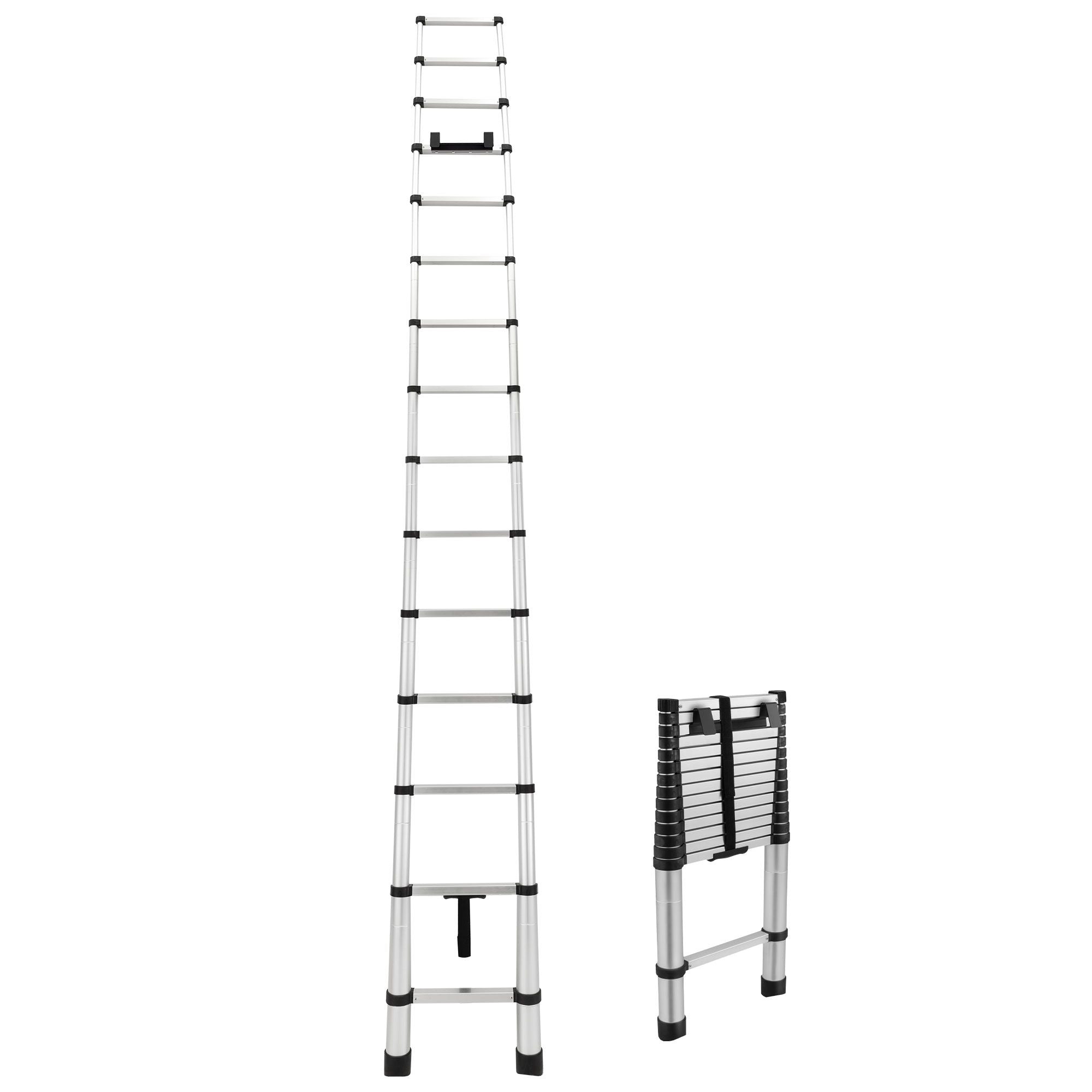 RV Telescoping Ladder 14' 6" Compatible with Lippert On-The-Go Prepped Units