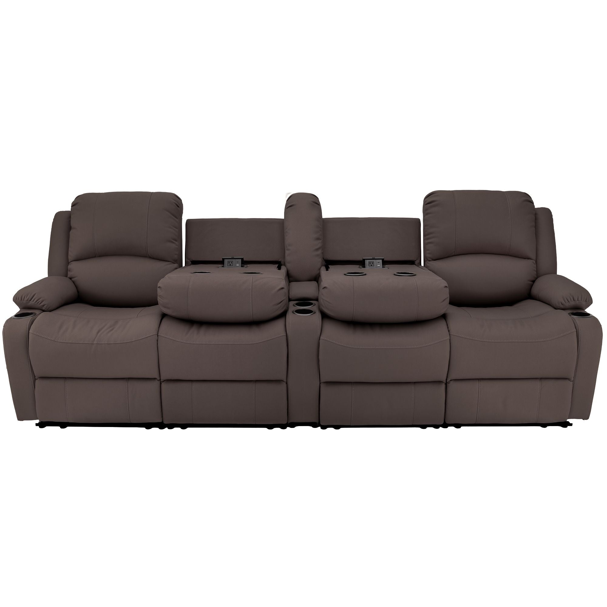 RV Wall Hugger Sofa 108" Powered Reclining Theater Seats