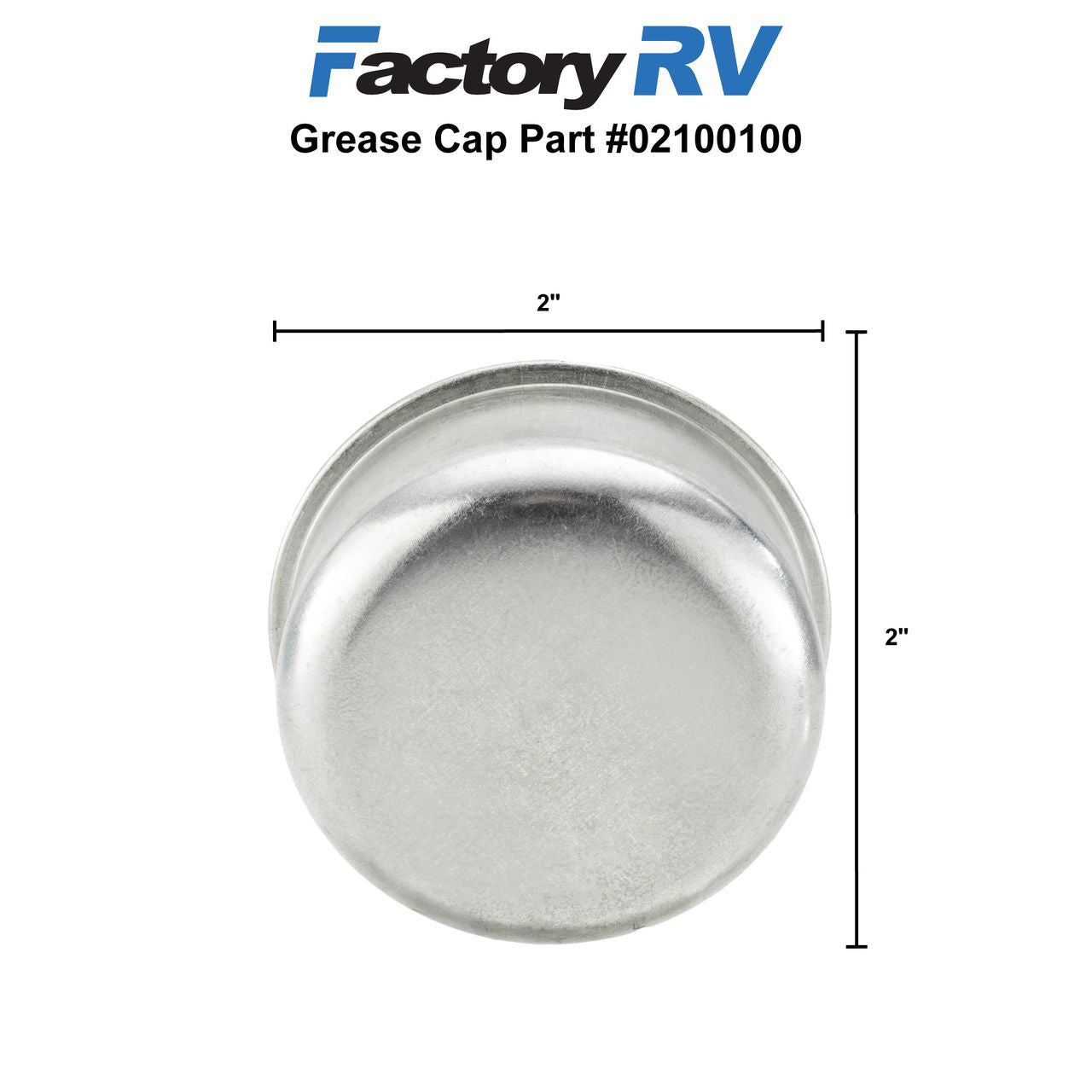 Dexter Trailer Grease Cap | 2 pack
