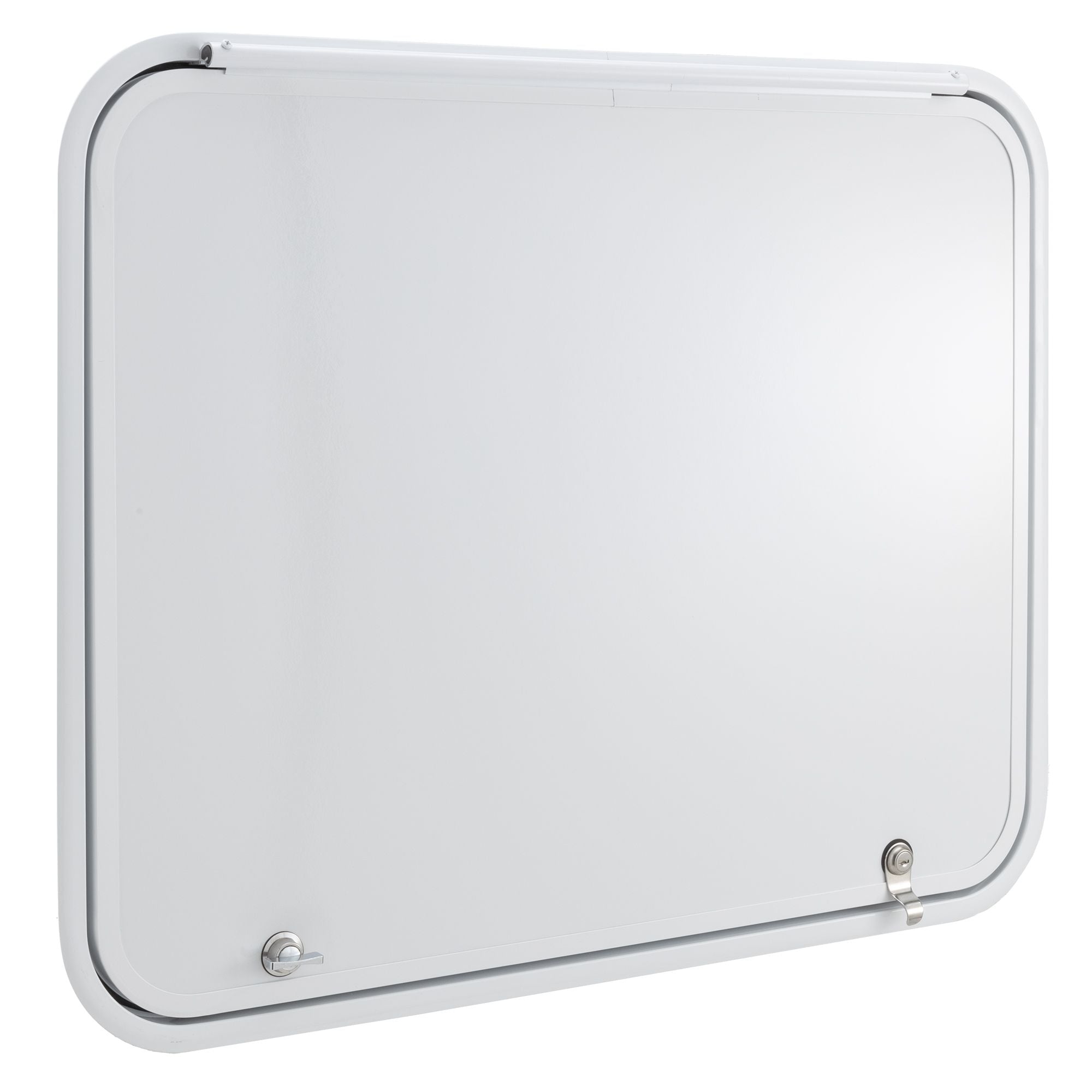 RV Compartment Door | Round | White | 30" X 24"