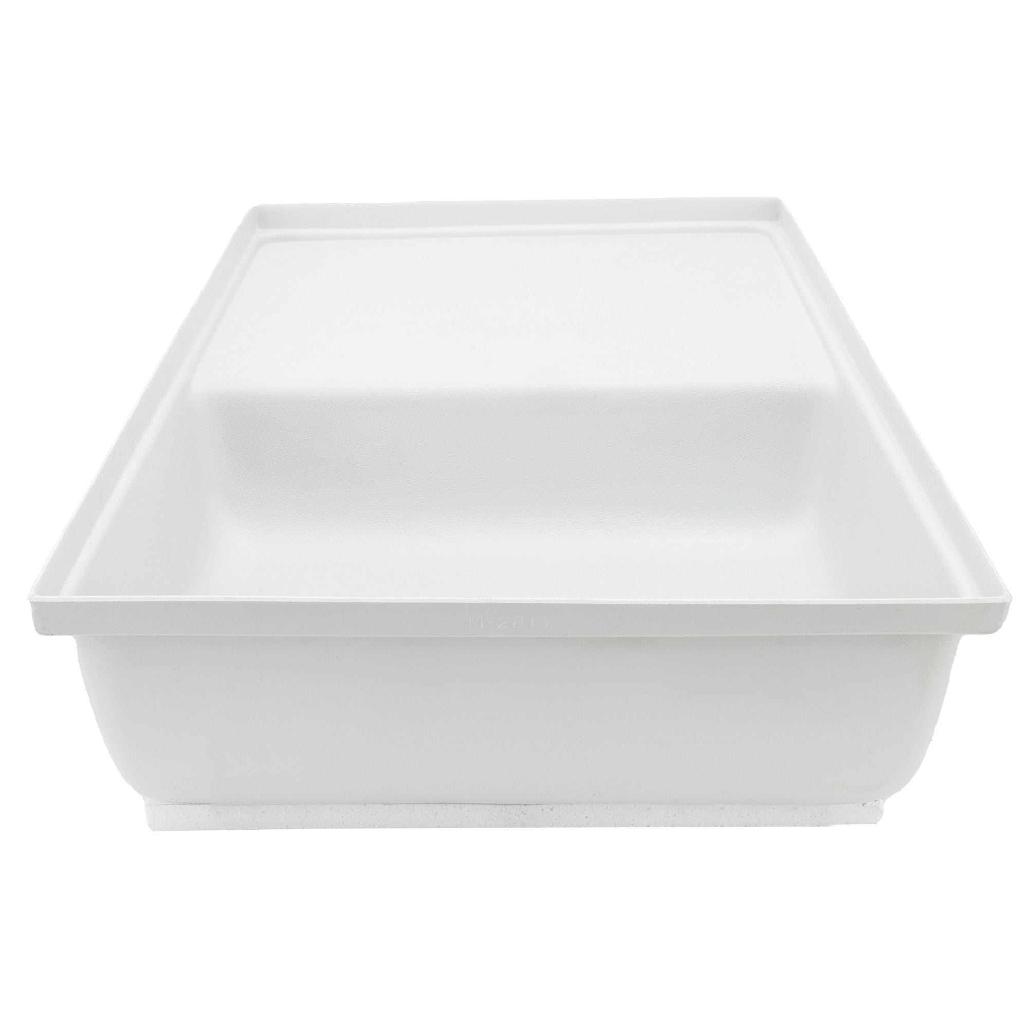 RV Shower Pan Toilet Mount Combo 38" x 23" Left Drain | White