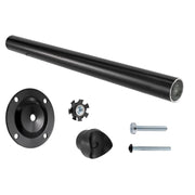 RV Ladder Replacement Support Peg Assembly with Tube and Brackets 8" | Black