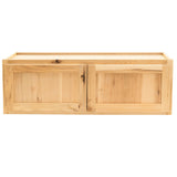 RV Refrigerator Wall Cabinet | Rustic Hickory