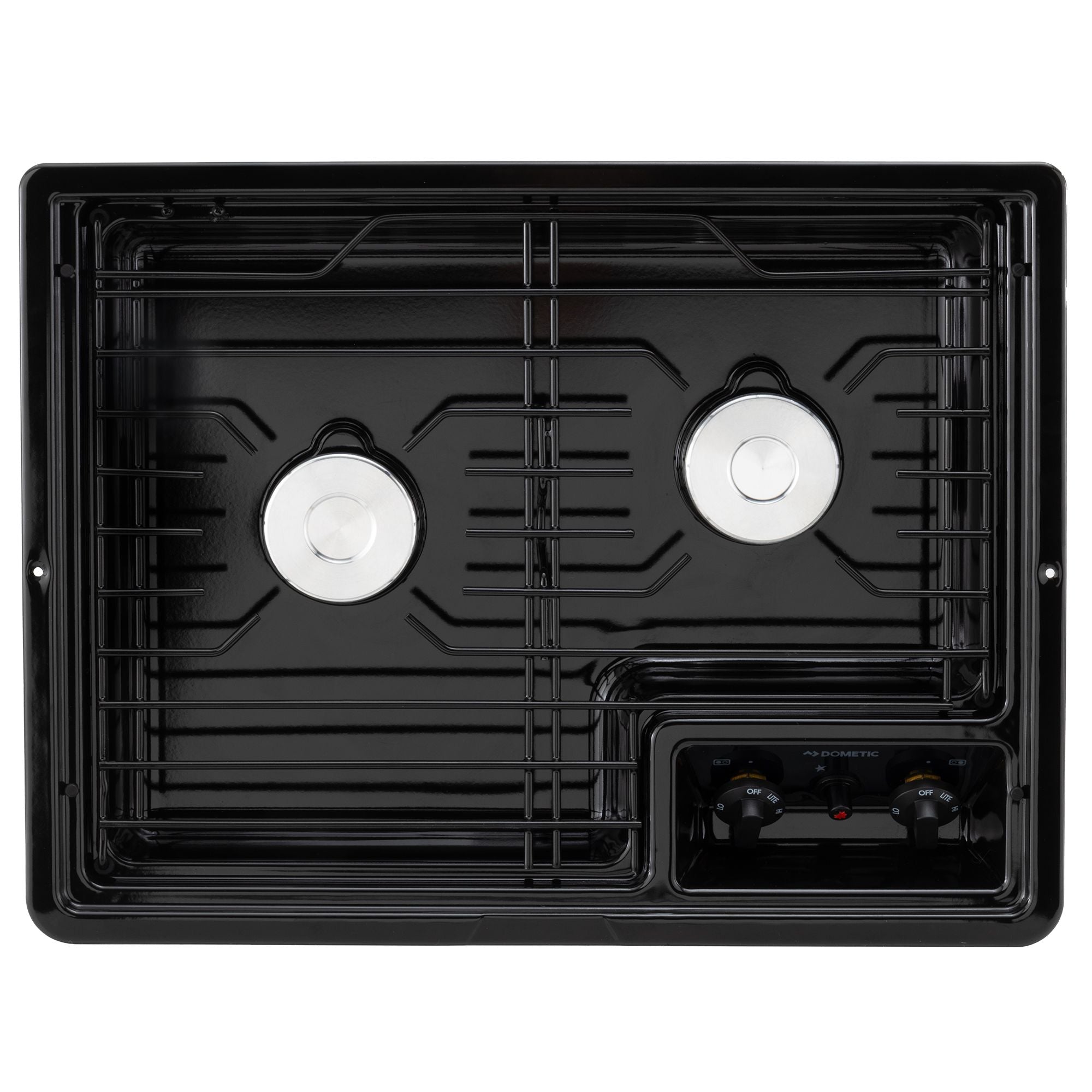 Dometic RV 2-Burner Gas Drop-In Cooktop | Black